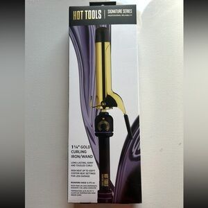 Hot Tools Signature Series Professional 1-1/4" Gold Plated Spring Curling Iron